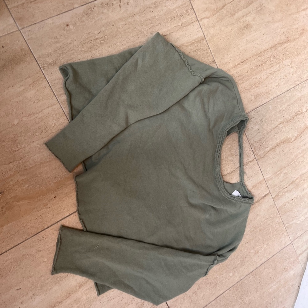 Open back aeries sweater